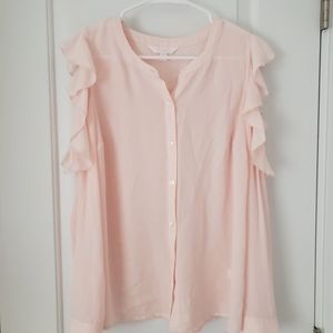 LC long sleeve sheer blouse